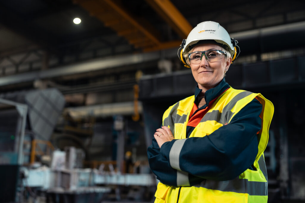 fotografia przemysłowa kobieta